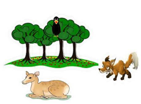 crow deer andfox story in hindi कौवा, हिरण और लोमड़ी : हितोपदेश की कहानी | Crow, Deer And Fox Story In Hindi