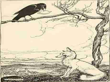 the fox and the crow story in hindi लोमड़ी और कौवा की कहानी | The Fox And The Crow Story In Hindi