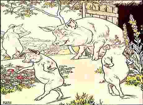 The Three Little Pigs Story In Hindi