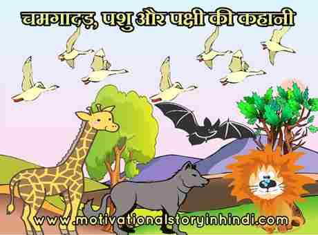 The Bat The Beast And The Bird Story In Hindi