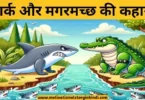 shark aur crocodile story hindi शार्क मछली और मगरमच्छ की कहानी | Shark And Crocodile Story In Hindi 