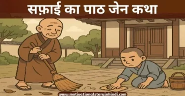 safai ka path zen katha सफाई का पाठ जेन कथा | The Lesson of Cleaning Zen Story In Hindi