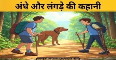 the blind and the lame story in hindi अंधे और लंगड़े की कहानी | The Blind And The Lame Story In Hindi
