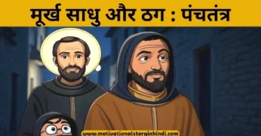 murkh sadhu aur thug panchatantra katha मूर्ख साधु और ठग पंचतंत्र की कहानी | The Foolish Sage And Swindler Story In Hindi